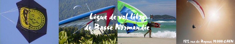 Les sites de vol gérés par la Ligue de Basse Normandie de Vol libre